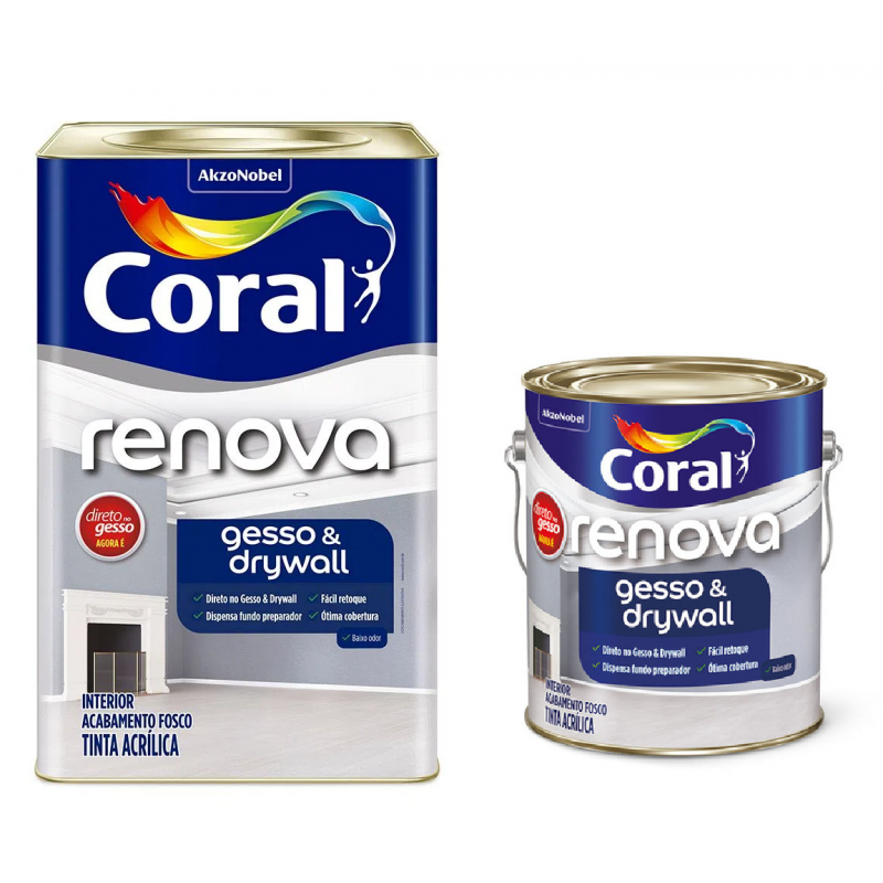 TINTA RENOVA GESSO & DRYWALL CORAL