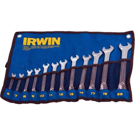 JOGO CHAVE COMBINADA 12 PEÇAS 6 A 22MM IRWIN