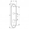 FECHADURA EXTERNA 803/03 STAM