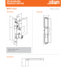 FECHADURA 501-502/03 ALAVANCA STAM