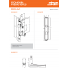 FECHADURA 501-502/33 ALAVANCA STAM