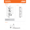 FECHADURA 601-602/33 ALAVANCA STAM