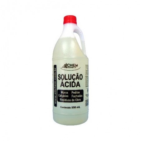 LIMPA PISO SOLUÇÃO ÁCIDA LIMPEZA 950ml ALLCHEM QUIMICA