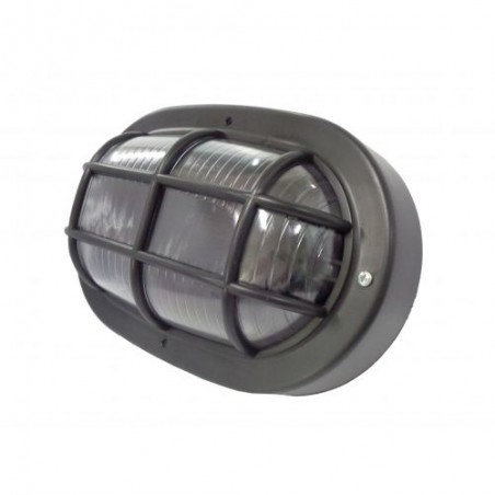 LUMINÁRIA TARTARUGA PRETA PVC E27/60W ILUMI