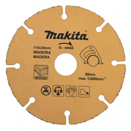 DISCO SEGMENTADO P/ MADEIRA EM TUNGSTÊNIO MAKITA