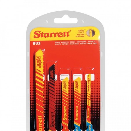 SERRA TICO-TICO BI-METAL ENCAIXE UNIFICADO MULTI C/ 5 BU2 PEÇAS STARRETT