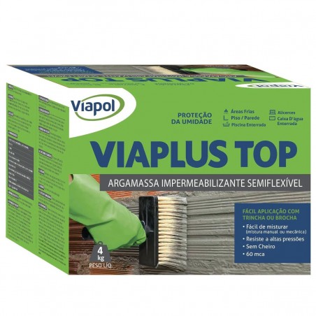 IMPERMEABILIZANTE VIAPLUS TOP 4KG VIAPOL