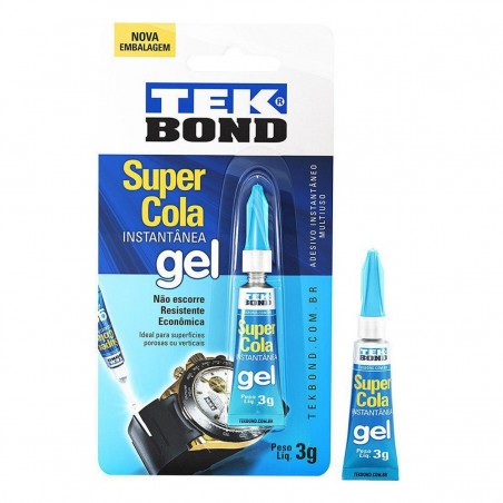 COLA INSTANTÂNEA GEL 3g TEKBOND