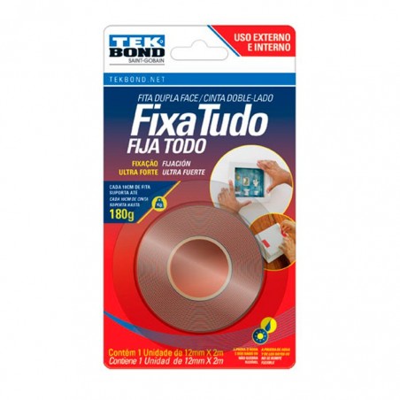 FITA DUPLA FACE ACRÍLICA 12MMX2M TEKBOND