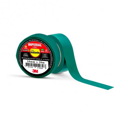 FITA ISOLANTE VERDE 18mmx10m IMPERIAL 3M