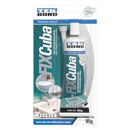 FIXA CUBA BRANCO 85g TEKBOND