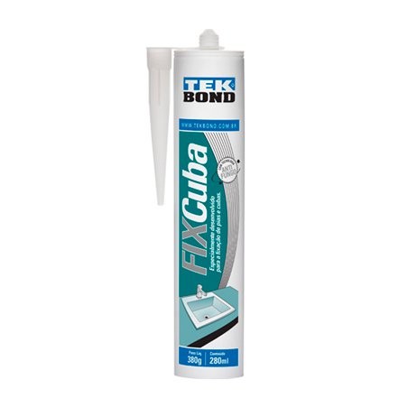 FIXA CUBA CINZA 380g/280ml TEKBOND