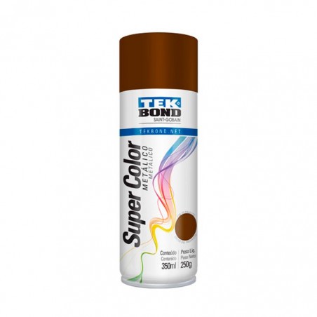 TINTA SPRAY METÁLICO BRONZE 350ml TEKBOND