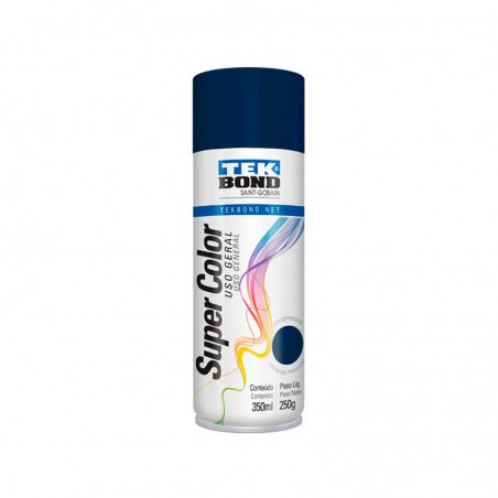 TINTA SPRAY AZUL ESCURO BRILHANTE 350ml TEKBOND