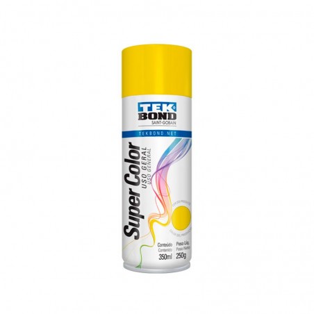 TINTA SPRAY AMARELO BRILHANTE 350ml TEKBOND