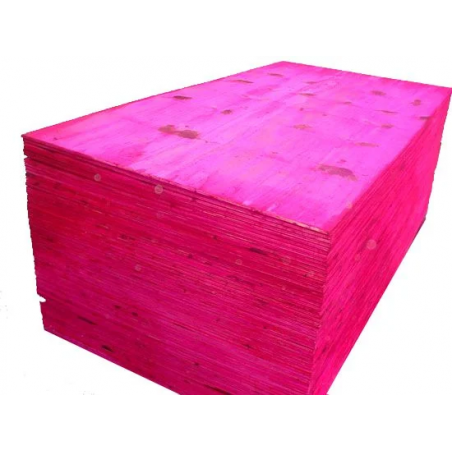 MADEIRITE RESINADO 16MM 110X220CM (ROSA)