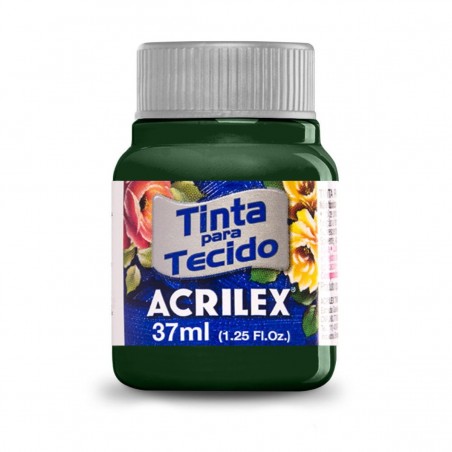 TINTA P/ TECIDO 513 VERDE MUSGO 37ml ACRILEX