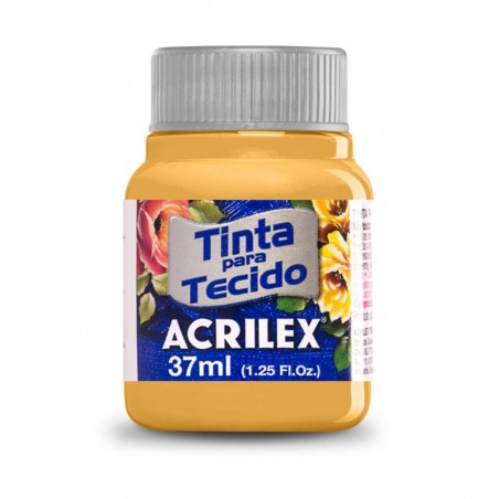 TINTA P/ TECIDO 536 AMARELO CADMIO 37ml ACRILEX