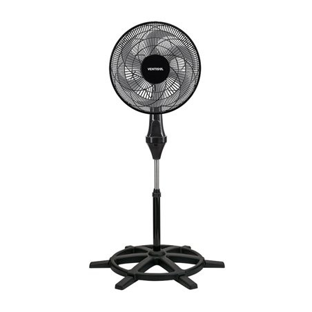 VENTILADOR DE COLUNA TURBO 40CM 127V PRETO/CINZA VENTISOL