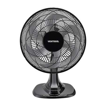 VENTILADOR DE MESA TURBO 50CM 127V PRETO/CINZA VENTISOL