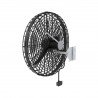 VENTILADOR DE PAREDE TURBO LINE 1M 220V PRETO PLÁSTICO VENTISOL