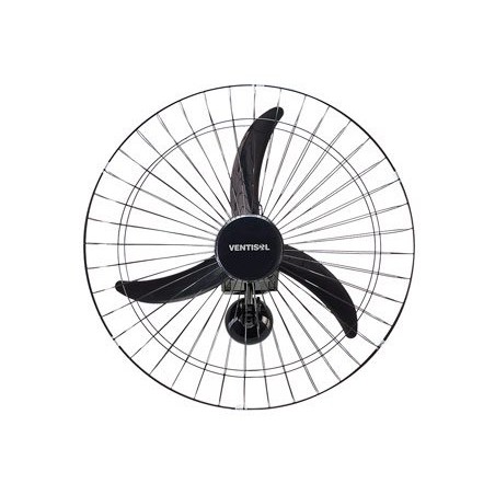 VENTILADOR DE PAREDE 60CM BIVOLT PRETO VENTISOL