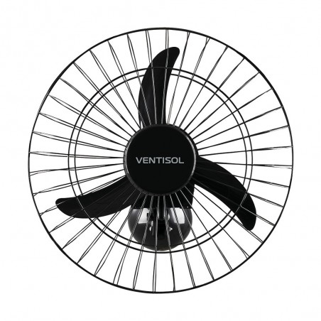 VENTILADOR DE PAREDE 50CM BIVOLT PRETO VENTISOL