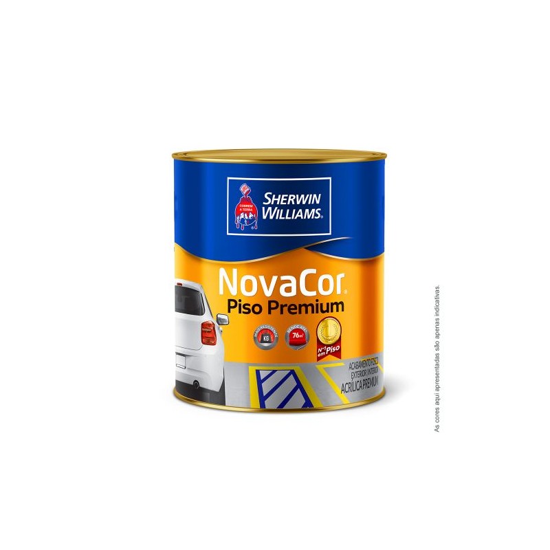 TINTA NOVACOR PISO 1/4 900ML BRANCO SHERWIN WILLIAMS