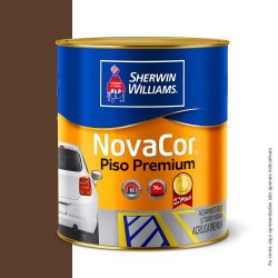 TINTA NOVACOR PISO 1/4 900ML MARROM SHERWIN WILLIAMS