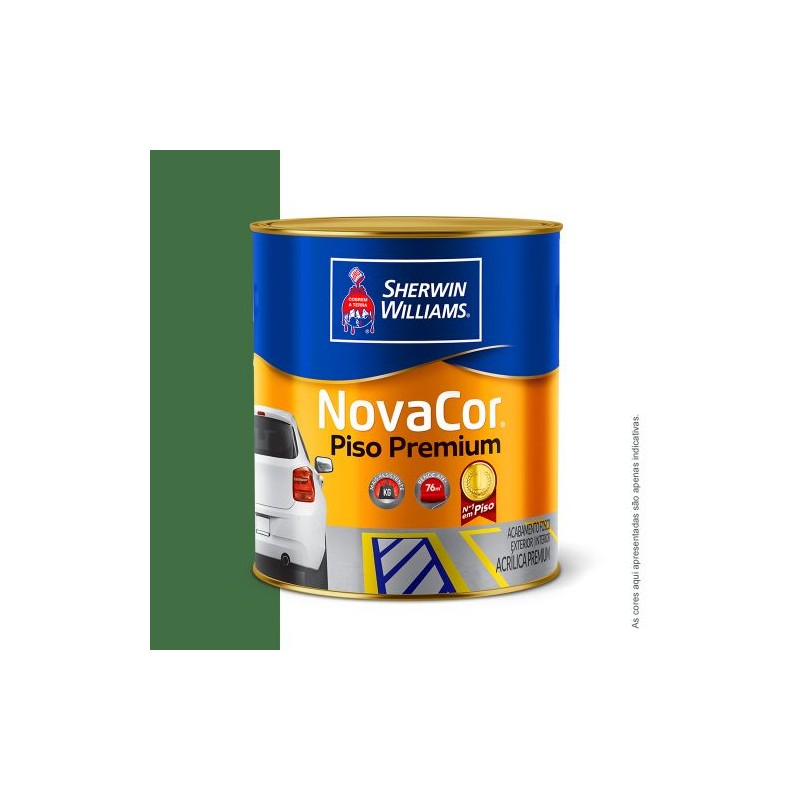 TINTA NOVACOR PISO 1/4 900ML VERDE SHERWIN WILLIAMS