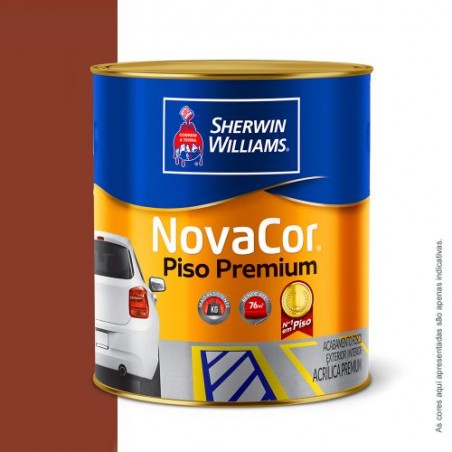 TINTA NOVACOR PISO 1/4 900ML VERMELHO SHERWIN WILLIAMS