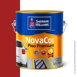 TINTA NOVACOR PISO 1/4 900ML VERMELHO SEGURANÇA SHERWIN WILLIAMS