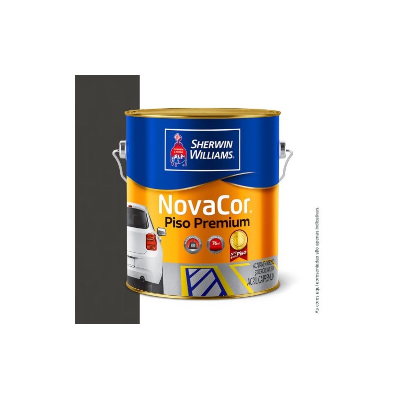 TINTA NOVACOR PISO GALÃO 3.6L CINZA CHUMBO SHERWIN WILLIAMS