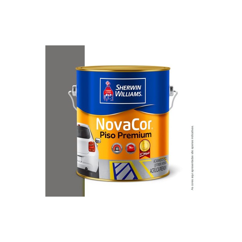 TINTA NOVACOR PISO GALÃO 3.6L CINZA SHERWIN WILLIAMS