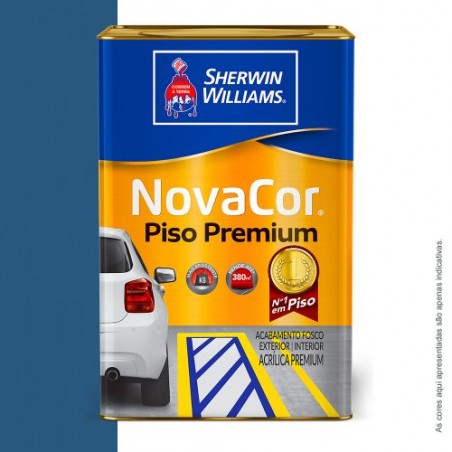 TINTA NOVACOR PISO LATA 18L AZUL SHERWIN WILLIAMS