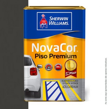 TINTA NOVACOR PISO LATA 18L CINZA CHUMBO SHERWIN WILLIAMS