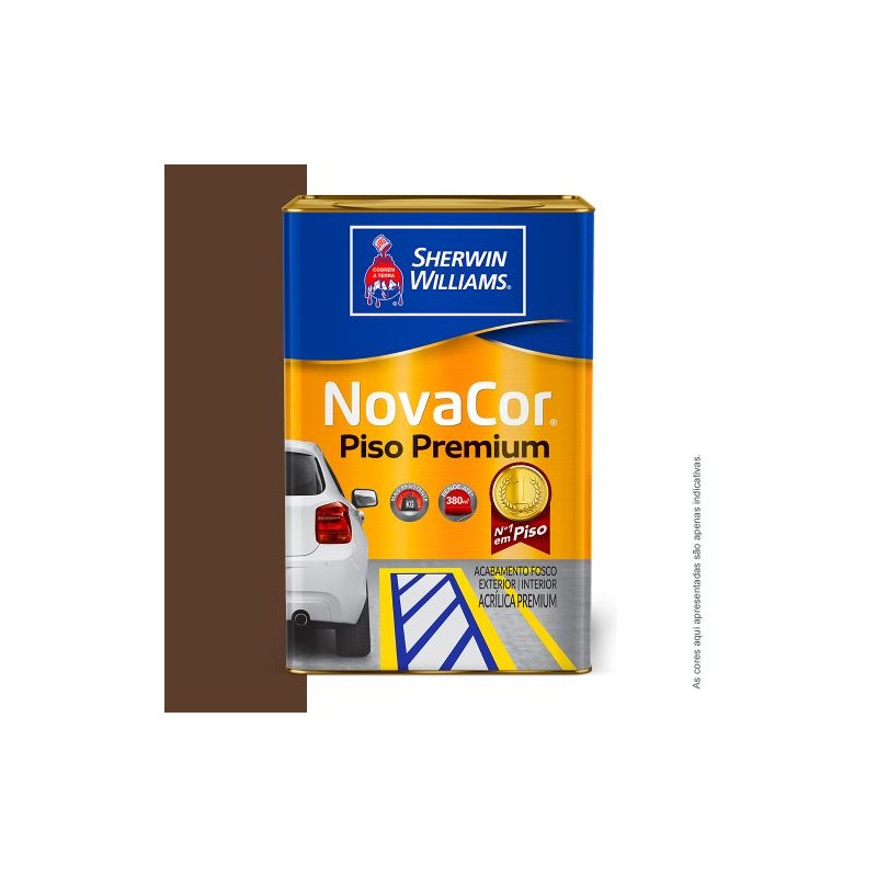 TINTA NOVACOR PISO LATA 18L MARROM SHERWIN WILLIAMS