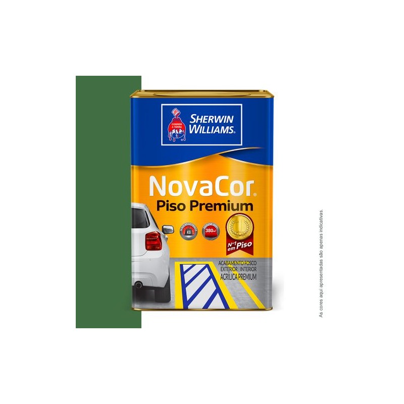 TINTA NOVACOR PISO LATA 18L VERDE SHERWIN WILLIAMS