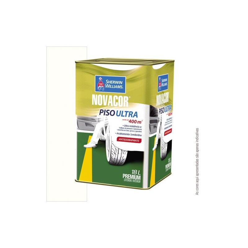 TINTA NOVACOR PISO ULTRA LATA 18L BRANCO SHERWIN WILLIAMS