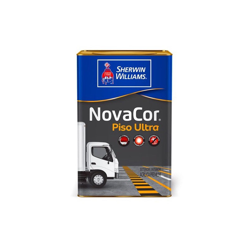 TINTA NOVACOR PISO ULTRA LATA 18L CONCRETO SHERWIN WILLIAMS