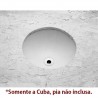 CUBA REDONDA EMBUTIR 360 BRANCO CELITE