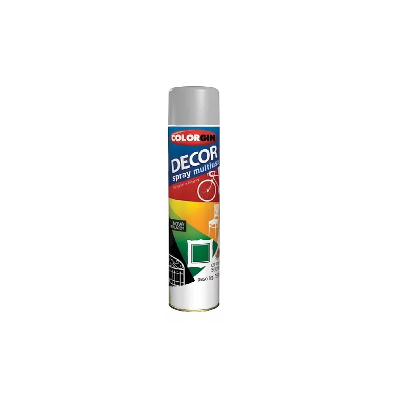 TINTA SPRAY DECOR CINZA COLORGIN