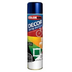 TINTA SPRAY DECOR METÁLICO AZUL ANGRA COLORGIN