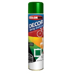 TINTA SPRAY DECOR METÁLICO VERDE AMAZONAS COLORGIN