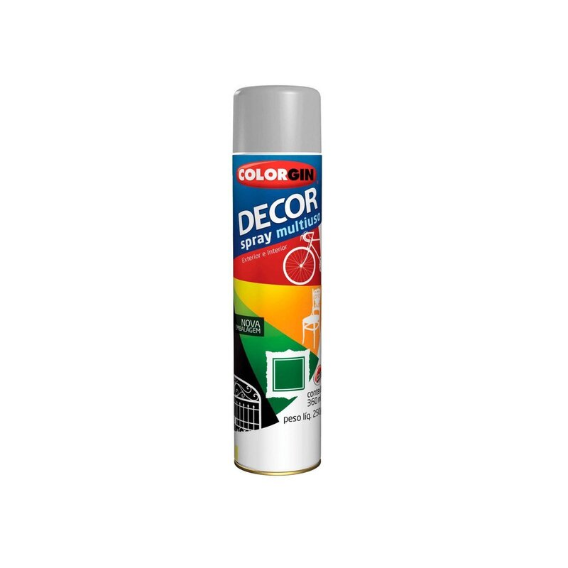 TINTA SPRAY DECOR PRIMER CINZA COLORGIN