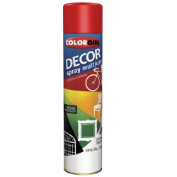 TINTA SPRAY DECOR VERMELHO COLORGIN