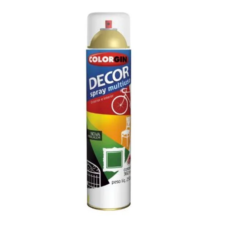 TINTA SPRAY DECOR VERNIZ INCOLOR COLORGIN