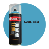 TINTA SPRAY ARTE URBANA AZUL CÉU 400ML COLORGIN