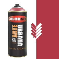 TINTA SPRAY ARTE URBANA VERMELHO CEREJA 400ML COLORGIN