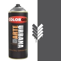 TINTA SPRAY ARTE URBANA CINZA CHUMBO 400ML COLORGIN